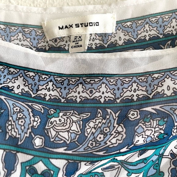 SOLD Max Studio Women’s Top Size 2X Plus Size - Picture 3 of 8